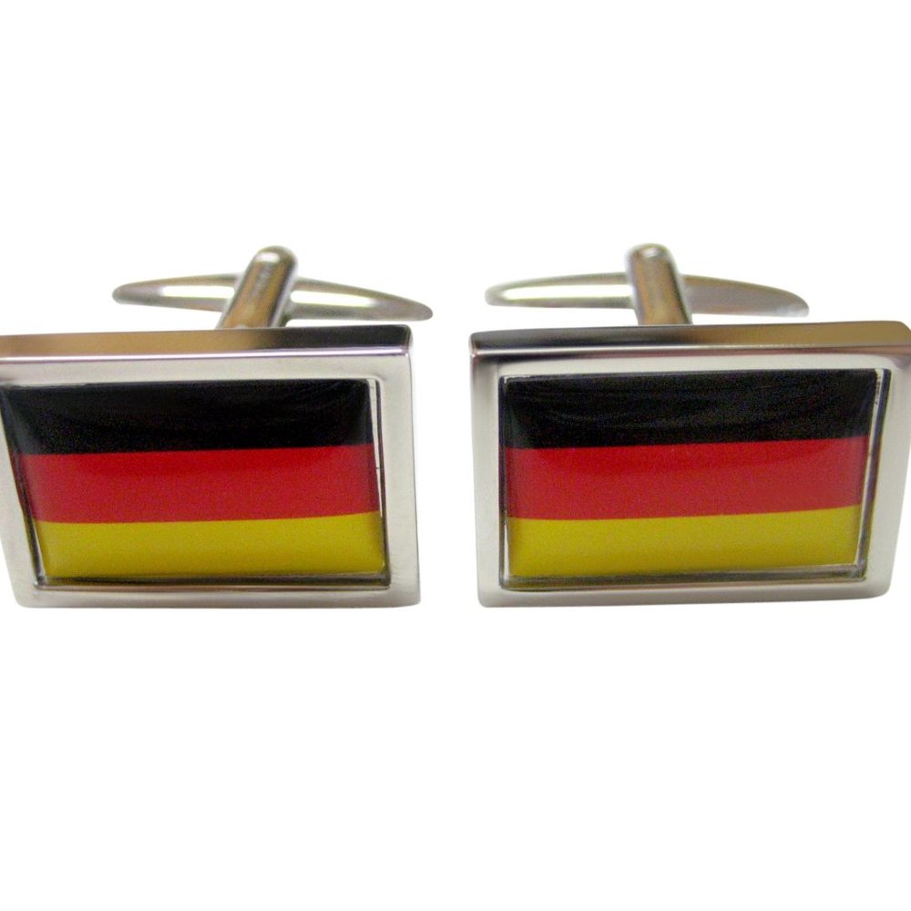 Bordered Germany Flag Cufflinks - image 1